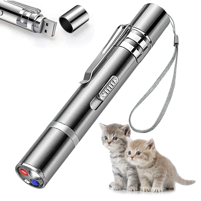 Cat Toy Laser Pointer | Fun Pet Play Wand – ZeenMart