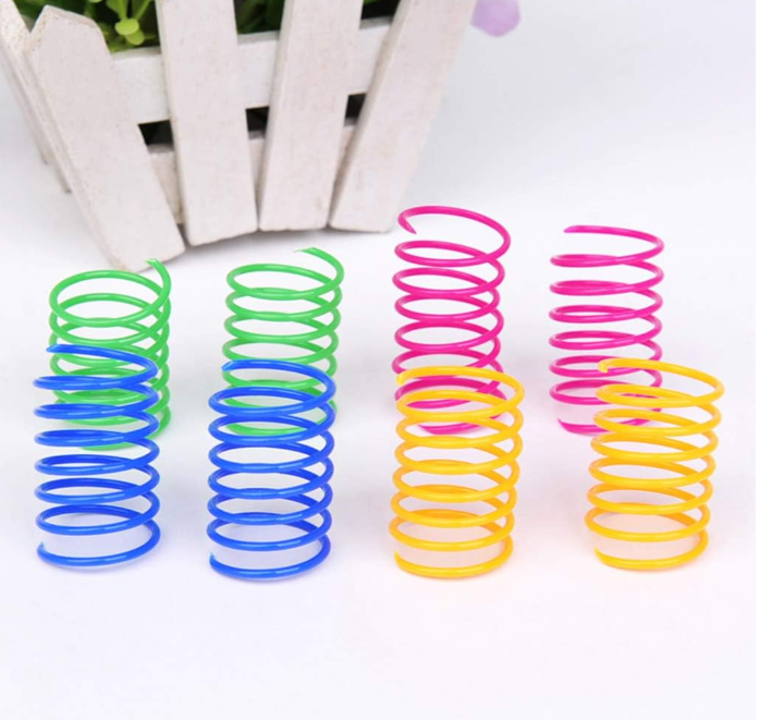 Spiral Spring Cat Toy | Fun 12 Pc Set for Cats – ZeenMart