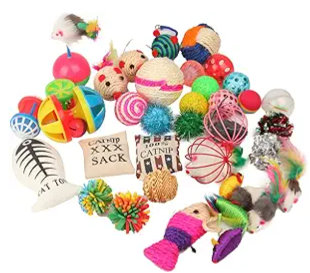 Cat Toys Variety Pack | 20 Pcs for Kitty | ZeenMart