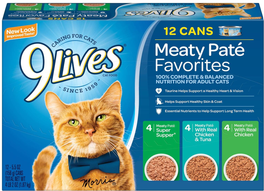 9Lives Pate Wet Cat Food Variety Pack | ZeenMart